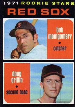 1971 Topps #176 Red Sox 1971 Rookie Stars (Bob Montgomery / Doug Griffin) Front