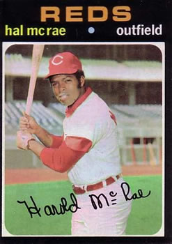 1971 Topps #177 Hal McRae Front