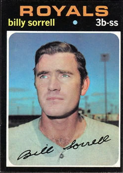 1971 Topps #17 Billy Sorrell Front