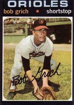 1971 Topps #193 Bob Grich Front
