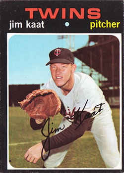 1971 Topps #245 Jim Kaat Front