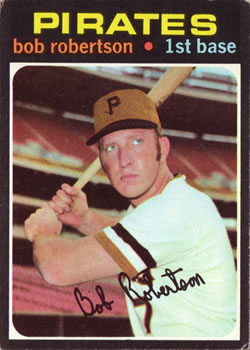 1971 Topps #255 Bob Robertson Front