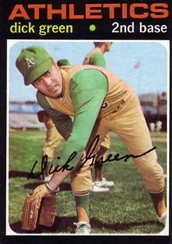 1971 Topps #258 Dick Green Front