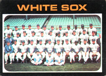 1971 Topps #289 Chicago White Sox Front
