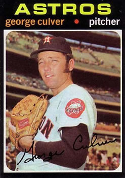1971 Topps #291 George Culver Front