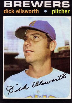 1971 Topps #309 Dick Ellsworth Front