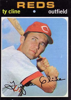 1971 Topps #319 Ty Cline Front