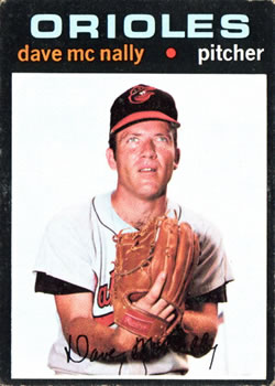 1971 Topps #320 Dave McNally Front