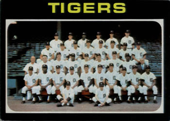 1971 Topps #336 Detroit Tigers Front