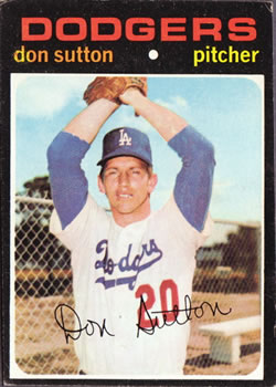 1971 Topps #361 Don Sutton Front