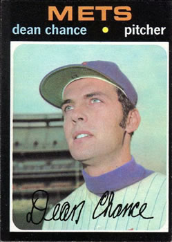 1971 Topps #36 Dean Chance Front