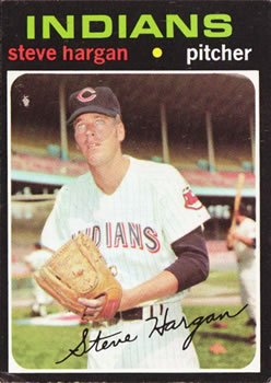 1971 Topps #375 Steve Hargan Front
