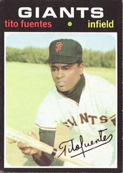 1971 Topps #378 Tito Fuentes Front