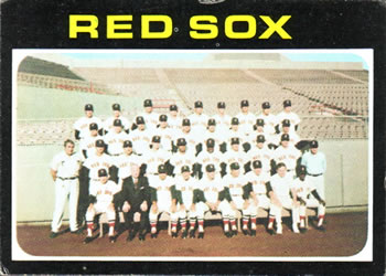 1971 Topps #386 Boston Red Sox Front