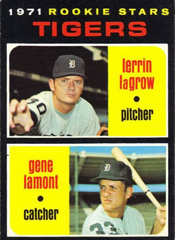 1971 Topps #39 Tigers 1971 Rookie Stars (Lerrin LaGrow / Gene Lamont) Front
