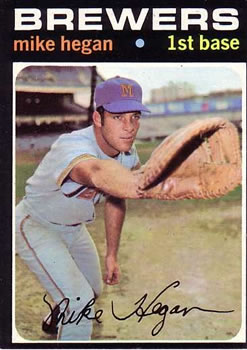 1971 Topps #415 Mike Hegan Front