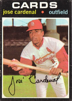 1971 Topps #435 Jose Cardenal Front