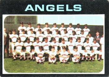 1971 Topps #442 California Angels Front