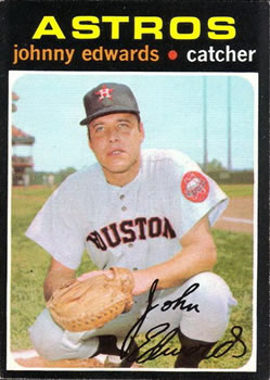 1971 Topps #44 Johnny Edwards Front