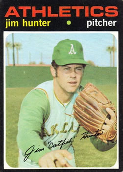 1971 Topps #45 Jim Hunter Front