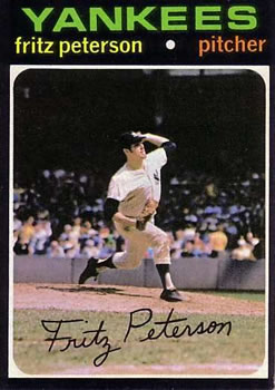 1971 Topps #460 Fritz Peterson Front