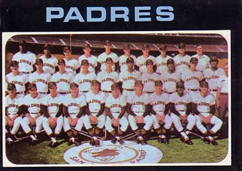1971 Topps #482 San Diego Padres Front