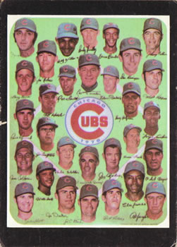 1971 Topps #502 Chicago Cubs Front