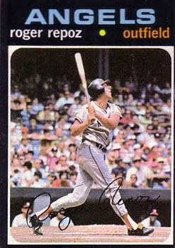 1971 Topps #508 Roger Repoz Front
