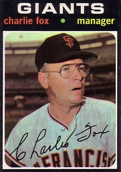 1971 Topps #517 Charlie Fox Front