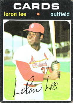 1971 Topps #521 Leron Lee Front