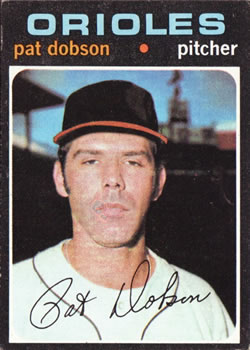 1971 Topps #547 Pat Dobson Front