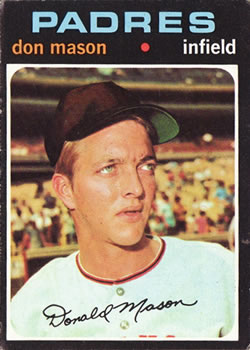 1971 Topps #548 Don Mason Front