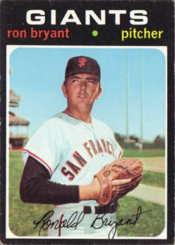1971 Topps #621 Ron Bryant Front