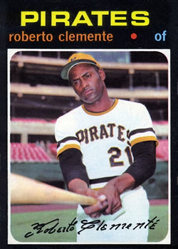 1971 Topps #630 Roberto Clemente Front