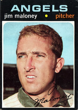 1971 Topps #645 Jim Maloney Front