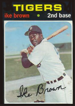 1971 Topps #669 Ike Brown Front