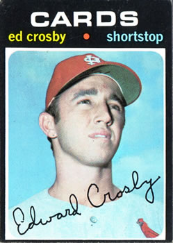 1971 Topps #672 Ed Crosby Front