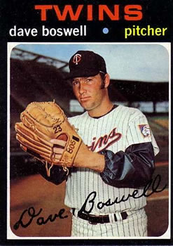 1971 Topps #675 Dave Boswell Front
