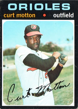 1971 Topps #684 Curt Motton Front