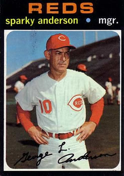 1971 Topps #688 Sparky Anderson Front