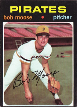 1971 Topps #690 Bob Moose Front