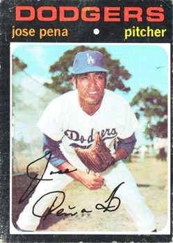 1971 Topps #693 Jose Pena Front