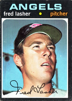 1971 Topps #707 Fred Lasher Front