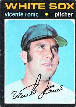 1971 Topps #723 Vicente Romo Front