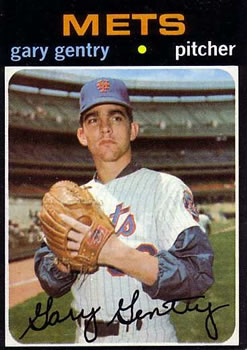 1971 Topps #725 Gary Gentry Front