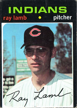 1971 Topps #727 Ray Lamb Front