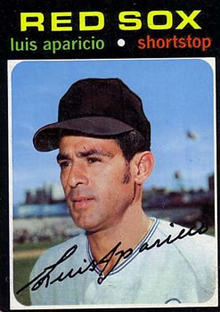 1971 Topps #740 Luis Aparicio Front