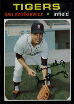 1971 Topps #749 Ken Szotkiewicz Front