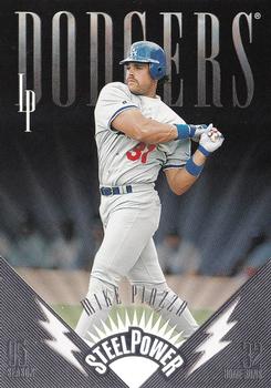 1996 Leaf Preferred - Steel Power #5 Mike Piazza Front