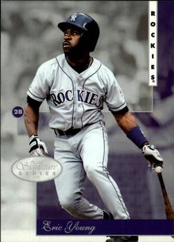 1996 Leaf Signature Series #85 Eric Young Front